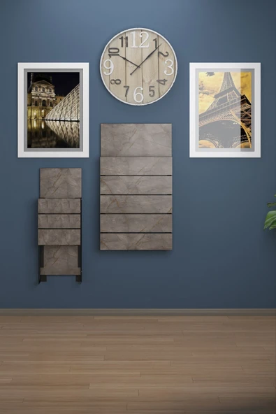 mokaparkavm Begonya Duvara Monte Katlanabilir Tek Tabureli Yemek Masası Pratik Mutfak Masası Balkon Masası - Resim 3