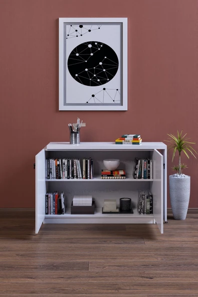 mokaparkavm Flor Çalışma Masası Yemek Masası Çok Amaçlı Mutfak Masası Ardiye - 4