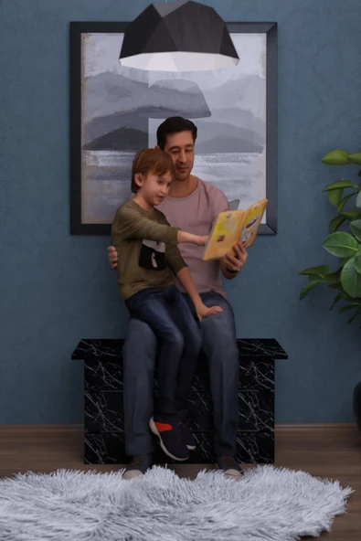 mokaparkavm Duvara Monte Katlanır Ahşap Çok Amaçlı Pratik Tabure