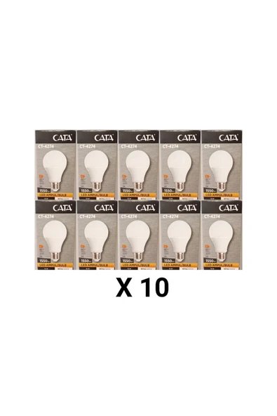 Cata  CT-4274 LED AMPÜL / 15W / 6400K BEYAZ IŞIK / 10 ADET