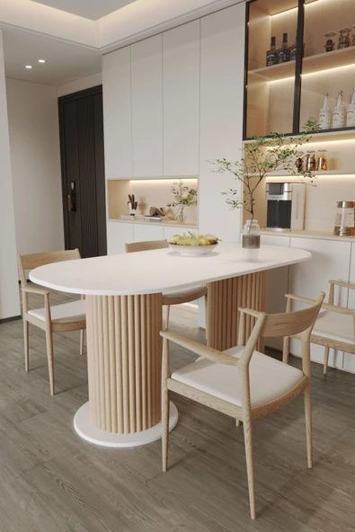 mokaparkavm MEGA ANTORYUM YEMEK MASASI MUTFAK MASASI - 2