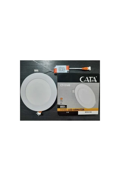 Cata  Ct-5146 9w Panel Led Beyaz Işık           2 li paket