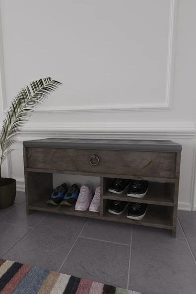 mokaparkavm Çilek çok amaçlı döşemeli kapaklı ayakkabılık giriş hol