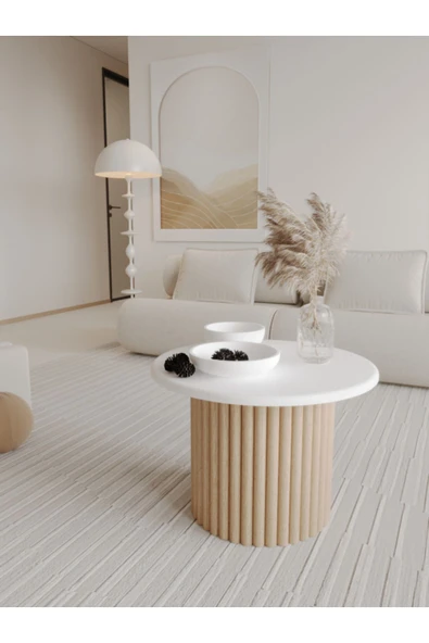 mokaparkavm Dekoratif Ayaklı Salon Orta Sehpa Helen Orta Sehpa - 2