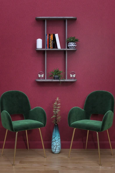 mokaparkavm Dekoratif Duvar Rafı Çok Amaçlı 2 Katlı Raf Rafy - 2