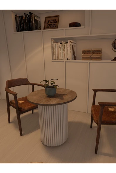 mokaparkavm Dekoratif Ayaklı Salon Orta Sehpa Helen Orta Sehpa - 4