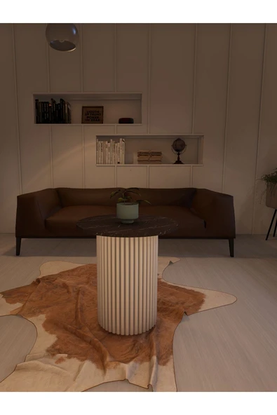 mokaparkavm Dekoratif Ayaklı Salon Orta Sehpa Helen Orta Sehpa - 4