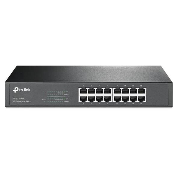 Tp Festa TL-SG1016D 16 Port 10/100/1000 Mbps Gigabit Switch