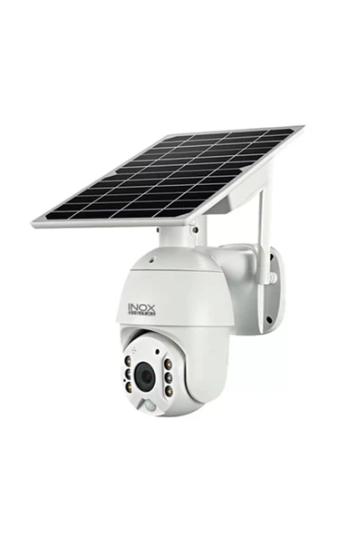 inox  Solar Kamera 216 Ipc Dış Mekan Güneş Enerjili Kamera Su Geçirmez