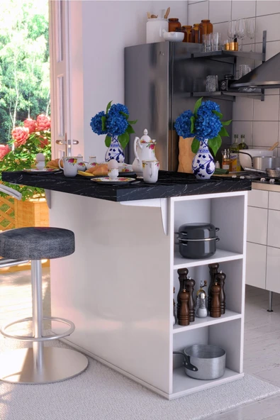 mokaparkavm Mutfak Dolabı Adası Çok Amaçlı Mutfak Dolabı - 2