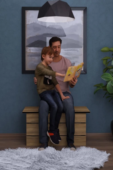 mokaparkavm Duvara Monte Katlanır Ahşap Çok Amaçlı Pratik Tabure