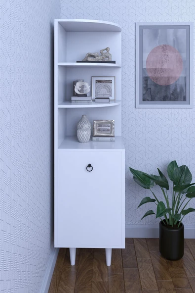 mokaparkavm Eylül Köşe Dolap Dekoratif Şık Çok Amaçlı - 3