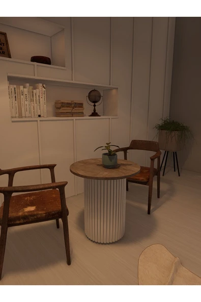 mokaparkavm Dekoratif Ayaklı Salon Orta Sehpa Helen Orta Sehpa - 2