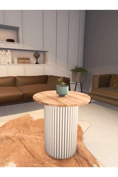 mokaparkavm Dekoratif Ayaklı Salon Orta Sehpa Helen Orta Sehpa - 3