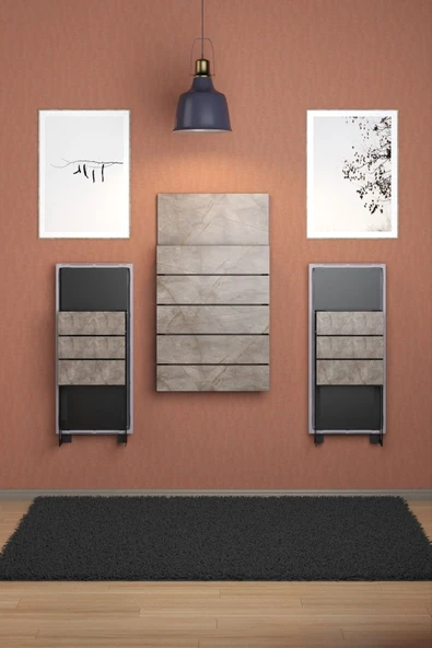 mokaparkavm Mokapark Katlanır Raylı Mutfak Balkon Masa Dekoratif Çift Tabure Ayaklı Duvara Monte Alya - 4