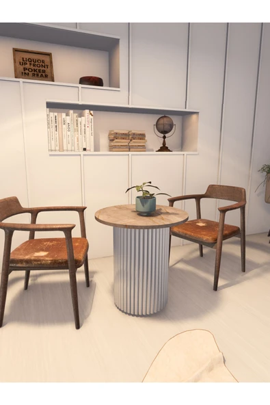 mokaparkavm Dekoratif Ayaklı Salon Orta Sehpa Helen Orta Sehpa - 3