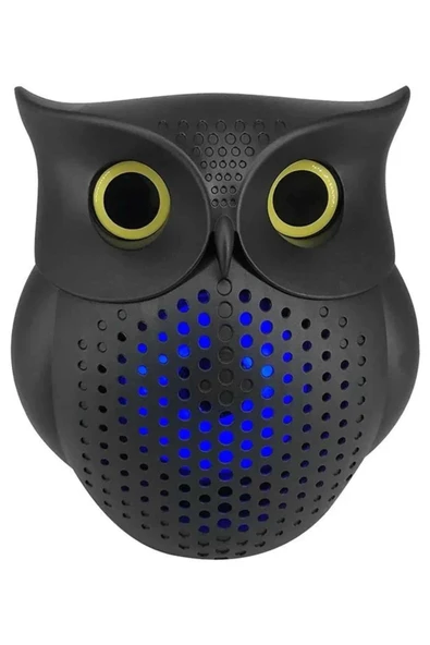 Siyah Bluetooth Hoporlör Baykuş Speaker Bluetooth 5.0 Bağlantılı - 5