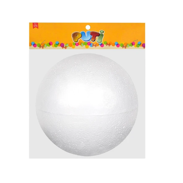 Puti Strafor Köpük Top 12 cm 1 Adet (KOD : 4803) - 2