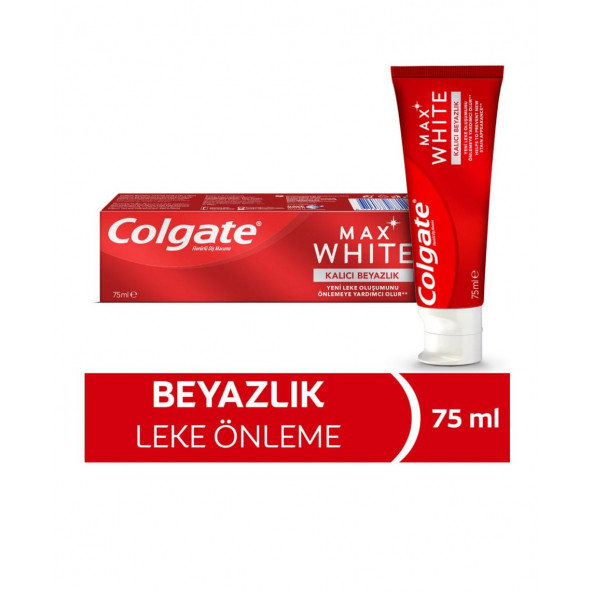 Colgate Max White Kalıcı Beyazlık Beyazlatıcı Diş Macunu 75 Ml.