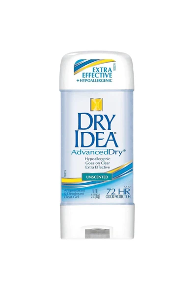 Dry Idea Unscented Clear Gel Antiperspirant Deodorant 85gr