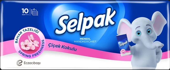 Selpak Mendil Çiçek Kokulu 10' Lu