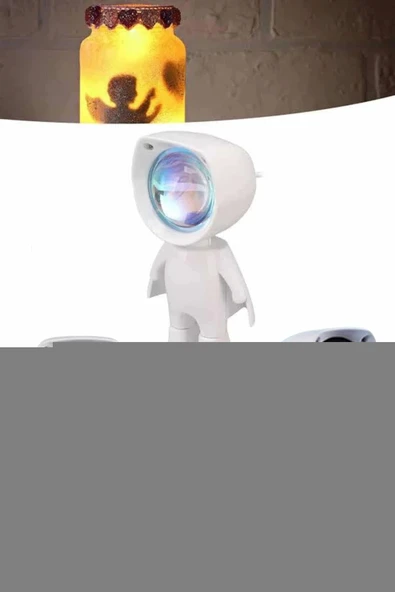 Projektör Atmosfer Işık Lambası Projektör Güneş Lambası Masa Lambası - 4
