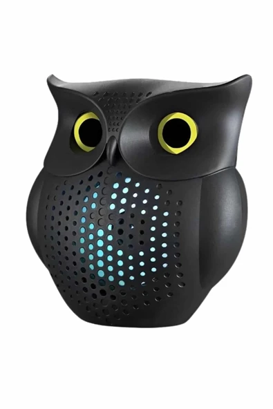 Müzik Çalar Bluetooth Hoparlör Speaker 5.0 Kablosuz Baykuş Görünümlü - 4