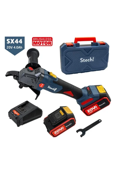 SX44 AKÜLÜ AVUÇ TAŞLAMA 125 MM 4 AMPER - 2