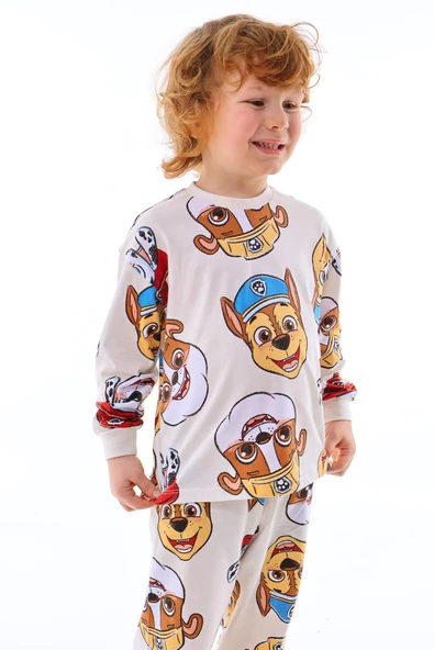 Skye Paw Patrol Desenli Kız Çocuk Pijama Takımı - 2