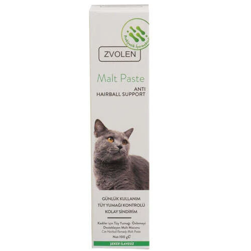 ZVOLEN Malt Paste Tüy Yumağı Kontrol Kedi Macunu 100 ml