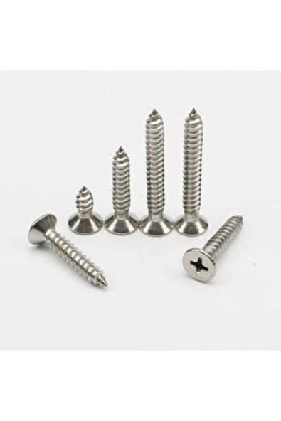 3,5x18 Sunta Vidası Ağaç Vidası 50 Adet ürün görseli