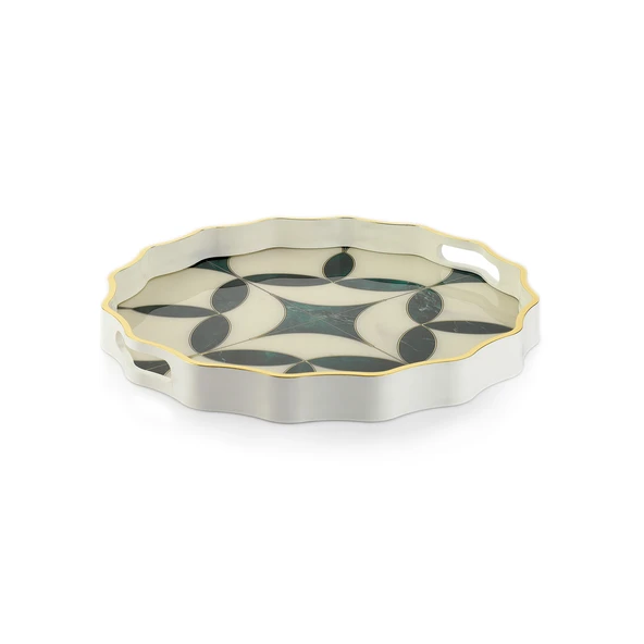 Schafer Aria Tepsi 1 Parça-Koyu Yeşil - 2