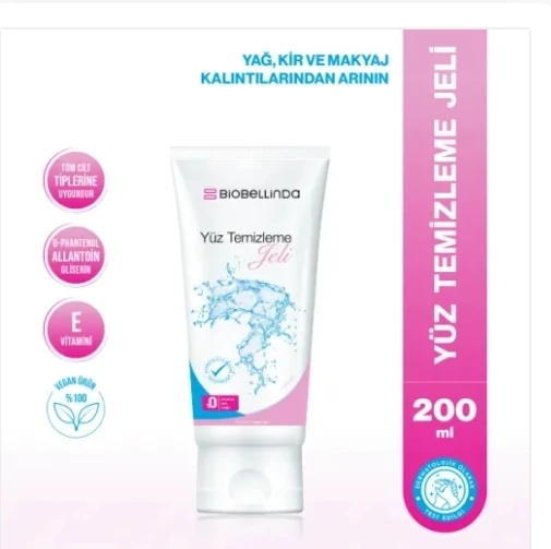Biobellinda Yüz Temizleme Jeli 200 Ml