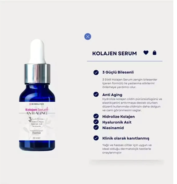 Biobellinda kollajen serum 30 ml