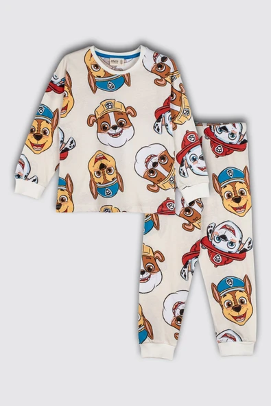 Skye Paw Patrol Desenli Kız Çocuk Pijama Takımı