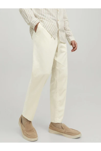 JACK JONES Erkek Bej Jogger Pantolon 12229699 - 2