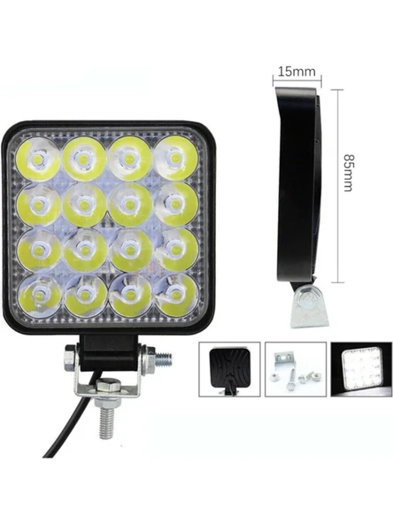 NIKEN 16 LED ECO KARE ÇALIŞMA LAMBASI