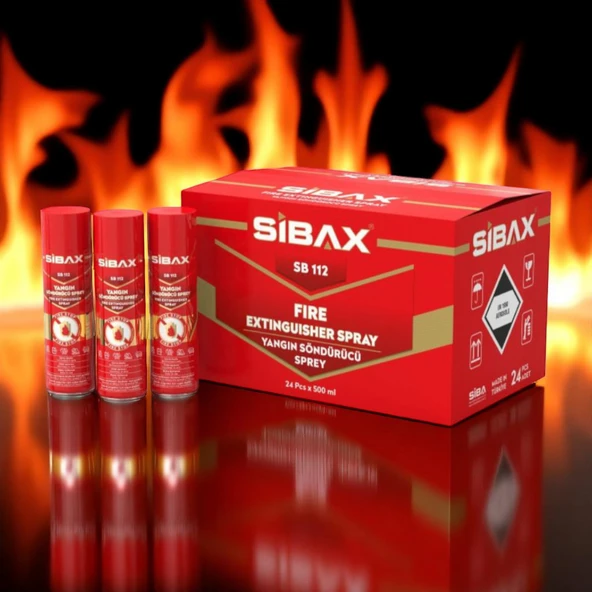 Sibax SB112 Yangın Söndürücü Sprey 1000ml - Resim 2