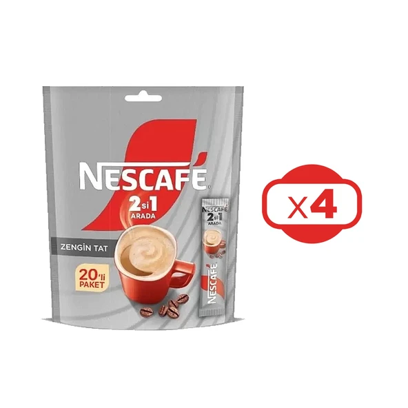 Nescafe 2 si 1 Arada 10 gr 20 li Paket x 4 Adet - 3