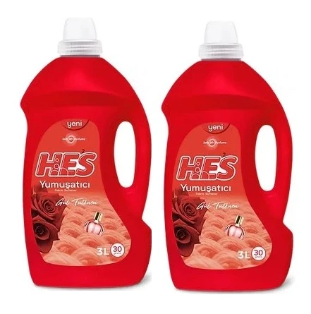 Hes Yumuşatıcı Gül Tutkusu 3L 2'li avantajlı set