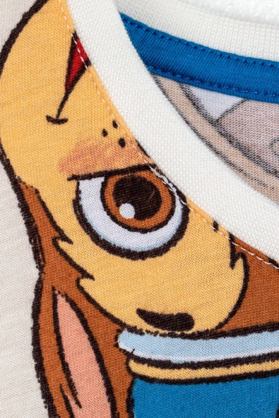 Skye Paw Patrol Desenli Kız Çocuk Pijama Takımı - 7