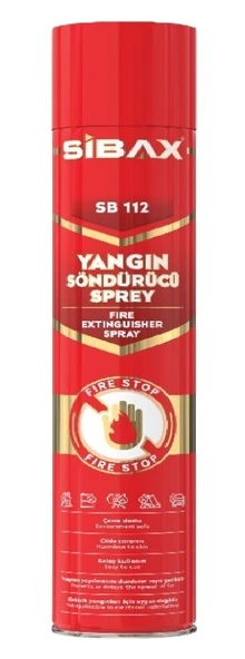 Sibax SB112 Yangın Söndürücü Sprey 1000ml