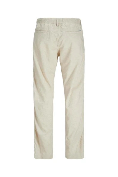 JACK JONES Erkek Bej Pamuklu Jogger 12274977 - 4