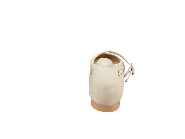 Merry Pace 846754Z Zımba Delikli Tek Bant Günlük Şık Kadın Babet Ayakkabı - 8