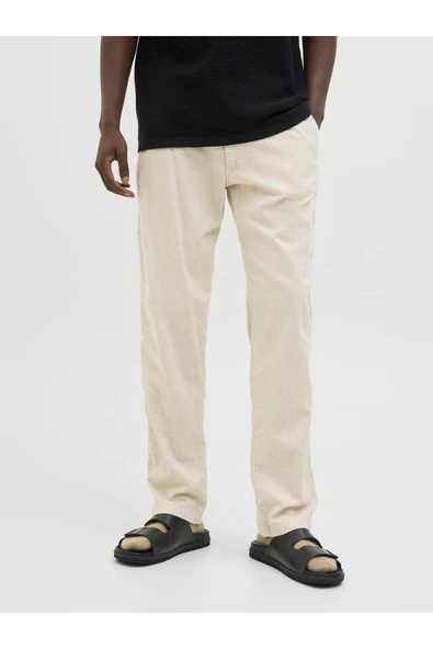 JACK JONES Erkek Bej Pamuklu Jogger 12274977 - 2