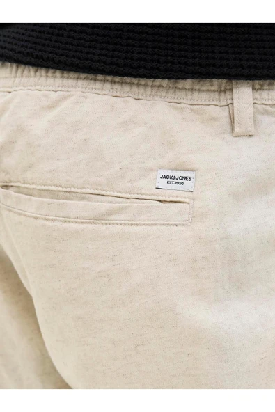 JACK JONES Erkek Bej Pamuklu Jogger 12274977 - 8