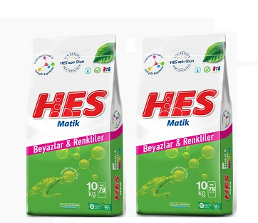 Hes Matik Beyazlar ve Renkliler 10 Kg 2'li avantajlı set