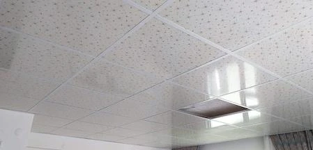 60x60 Pvc Yıldız Desen Asma Tavan Paneli 1Paket 20Ad 7.2m2 - 2