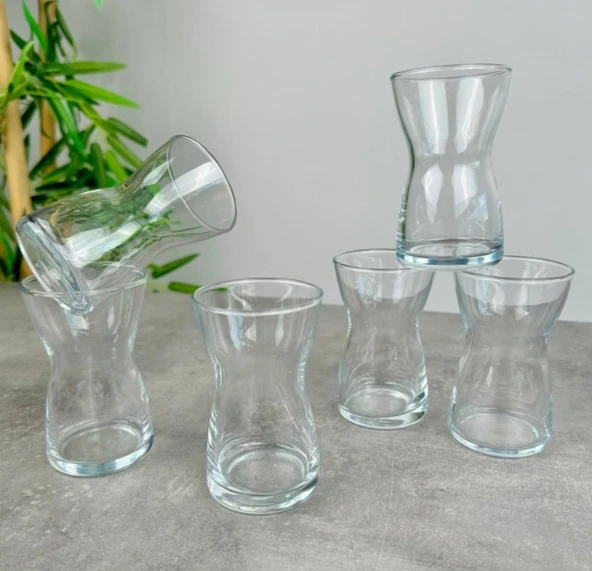 Paşabahçe 42991 130cc Irmak 6Lı Çay Bardağı