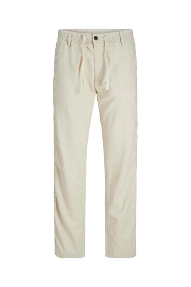 JACK JONES Erkek Bej Pamuklu Jogger 12274977 - 3